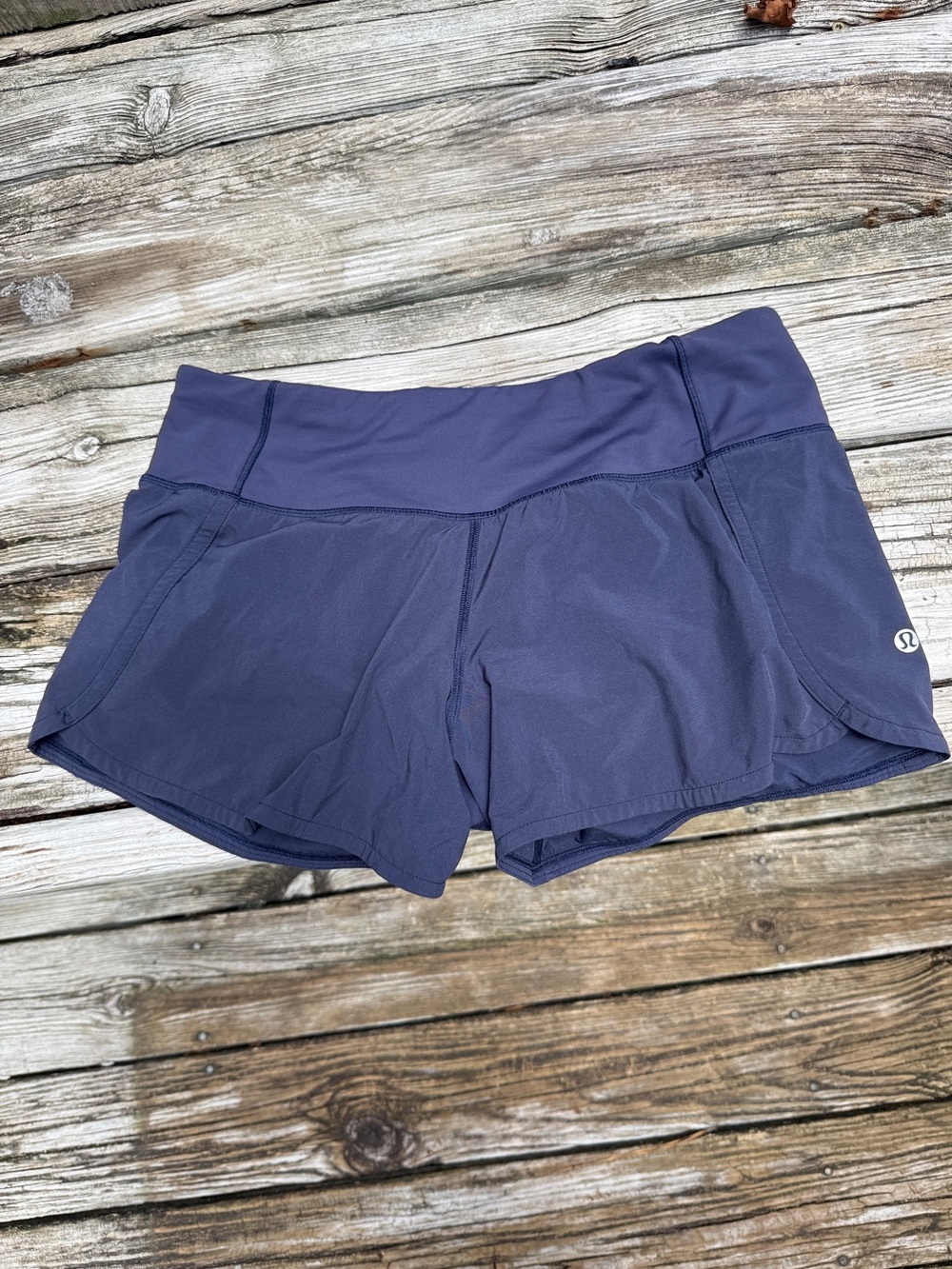 lululemon athletica Deep Purple Athletic Running Shorts